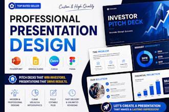 design sales pitch deck, business presentation, ppt making, figma template