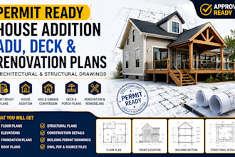 create building permit plan permit plans, f house addition and remodel
