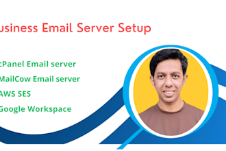 setup professional email server, spf, mx, dkim, dmarc, txt, cname record