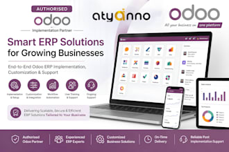 implement odoo erp, customize modules and automate your business