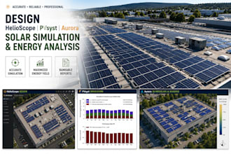 design helioscope pvsyst aurora solar simulation and energy analysis