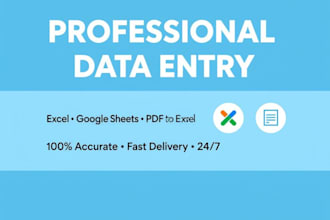 do fast and accurate data entry in excel and google sheets