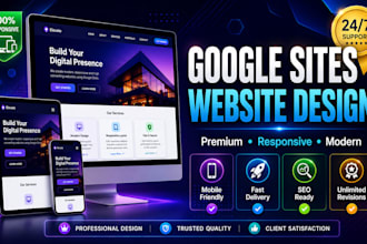 design a premium, responsive website using google sites