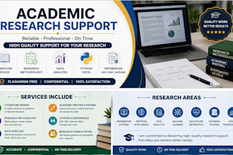 provide academic research support