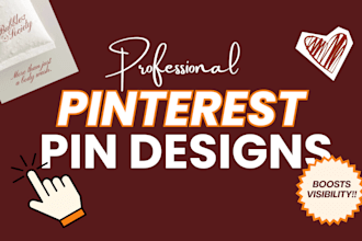 make beautiful, professional pinterest pin design