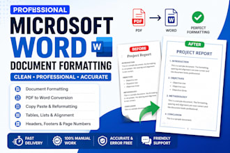 professionally format microsoft word documents