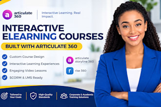 design responsive elearning video courses on articulate 360 scorm course