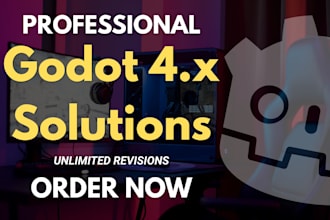 do professional game development in godot for you