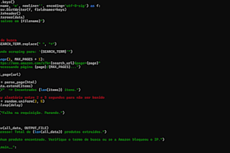 build custom python web scrapers, automation bots, and data extraction scripts