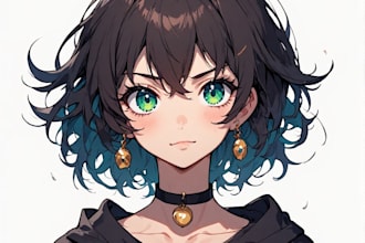 draw beautiful anime art
