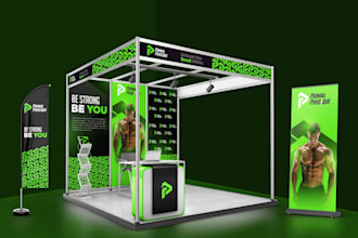 design trade show banners, exhibition booth, tent, backdrop
