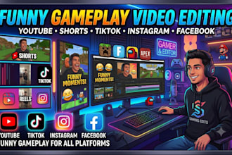 create funny gaming edits for all platforms
