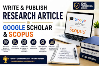 write and publish research article in google scholar and scopus