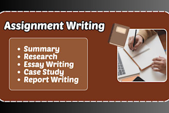 do your assignment, project work, essay writing for college and university