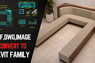 create custom revit family from PDF, dwg or image