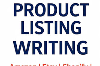 write SEO product titles, bullet points, and product listings that convert