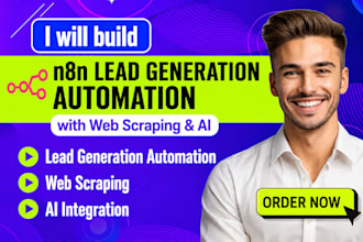 build n8n lead generation automation with web scraping and ai