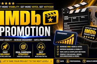 promote imdb profile, improve your film on imdb grow starmeter actor profile