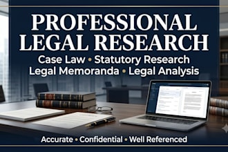 conduct legal research and case law analysis