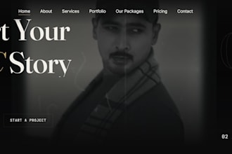build a responsive and animated PHP, HTML, CSS website