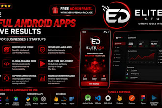 develop a professional android app for your business