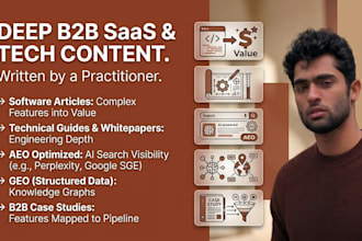 write b2b saas technical articles and tech blog posts