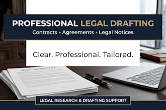 draft professional legal documents contracts and agreements