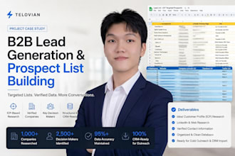 build a targeted b2b prospect list with verified leads
