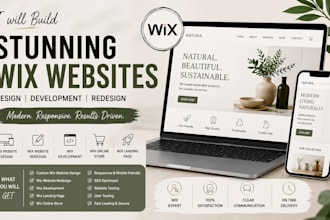 build wix website design wix website development redesign business wix website