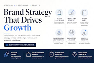 be your brand and marketing strategy consultant
