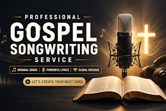 be your female gospel singer songwriter for christian worship and praise songs