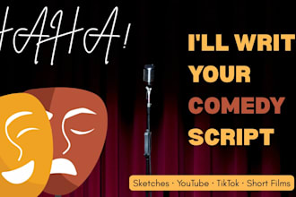 write a funny comedy script for your video, sketch, or short film
