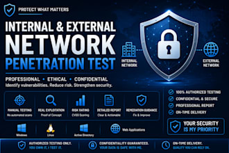 conduct an internal or external network penetration test