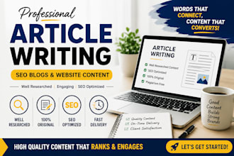 write SEO optimized ai blog posts and website content