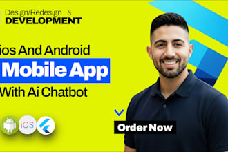 do ai mobile app development, ios and android app with ai chatbot