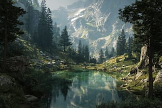 create environment concept art