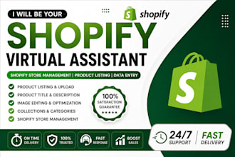 be your shopify virtual assistant