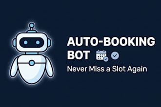build an auto booking bot for any website