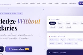 develop a custom PHP website with an admin panel and a database