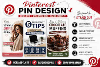 design aesthetic pinterest pins for your brand