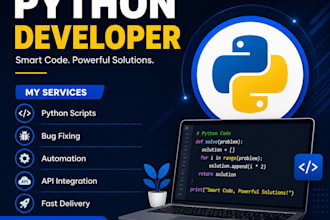 fix python bugs, write python scripts, and automate tasks
