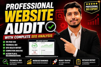 do a professional website audit with complete SEO analysis