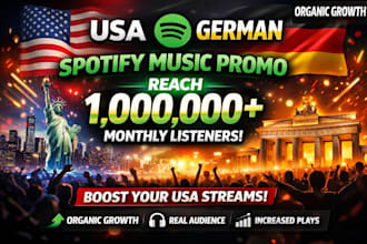 usa german spotify music 1m to spotify monthly listeners to grow usa streams