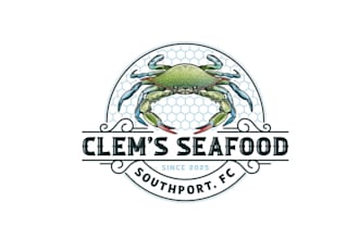 design best quality restaurant seafood logo