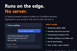 build a serverless claude ai chatbot on cloudflare workers