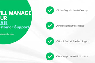manage your emails and reply to customers professionally