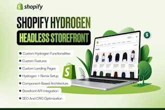 build a shopify hydrogen headless storefront with oxygen