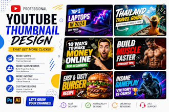 design viral youtube thumbnails for your channel