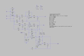 perform ltspice circuit simulation and analysis
