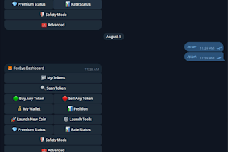 build a custom telegram web3 trading and automation bot